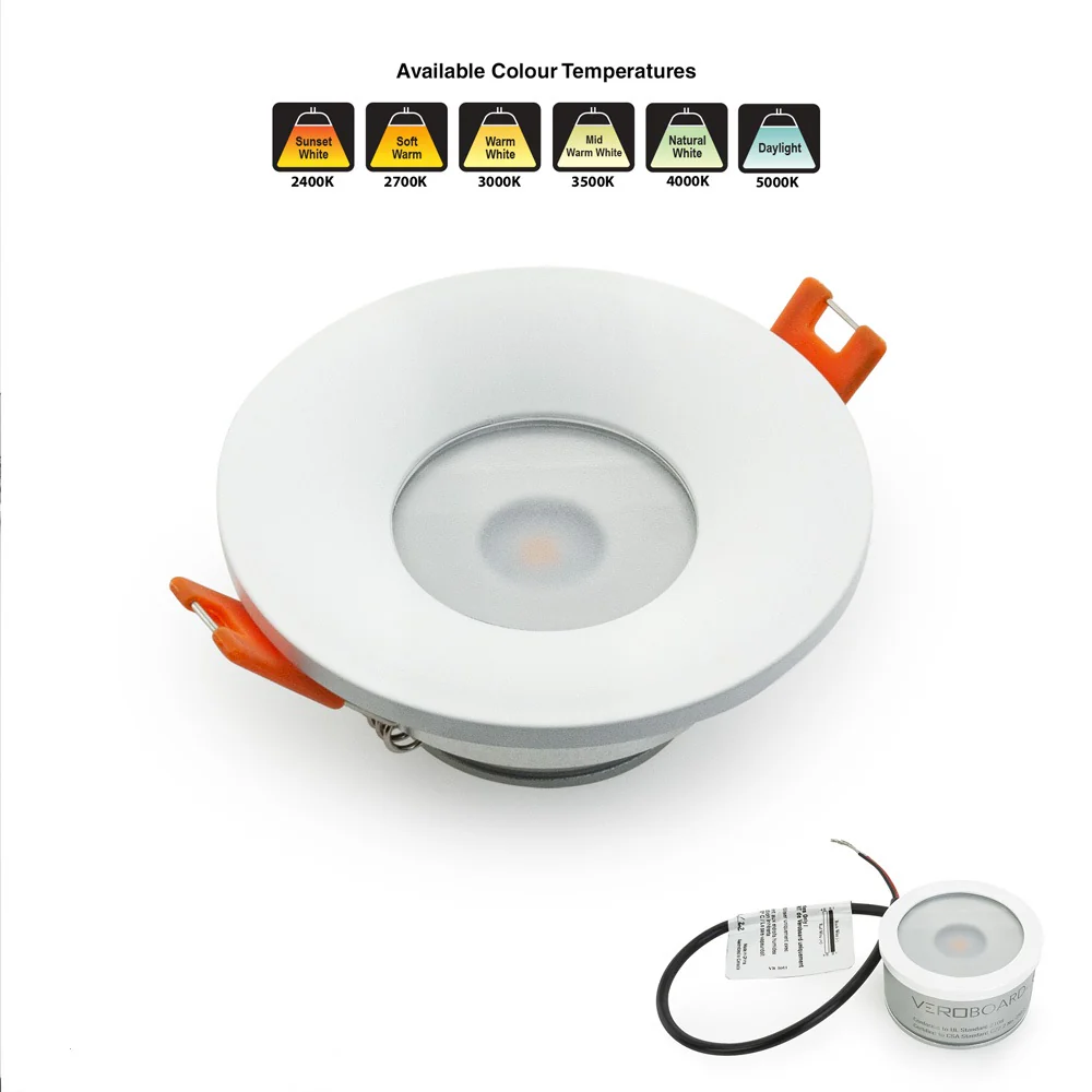 MTR-10B 12V Recessed LED Light Fixture, 2.5 inch Black - Image 5