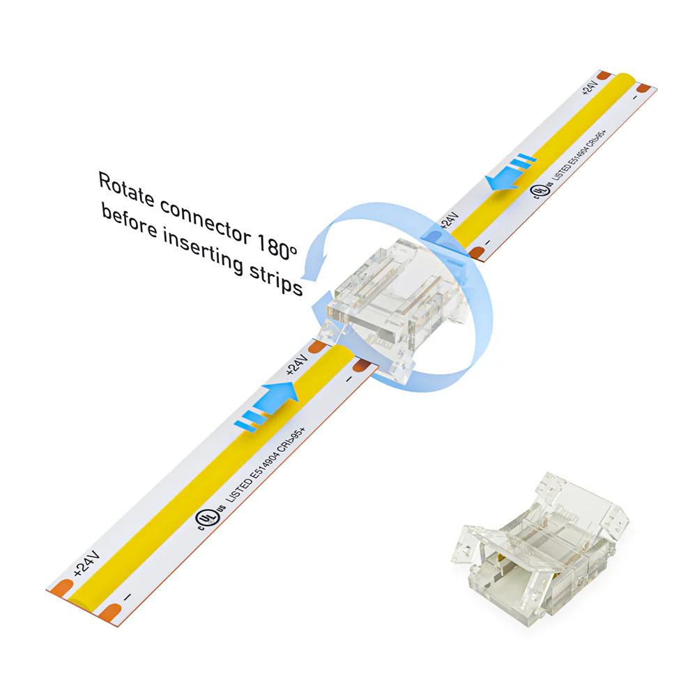 10mm LED Strip to Strip Connectors, CLP-10mm-2S (Pack of 3) - Image 5