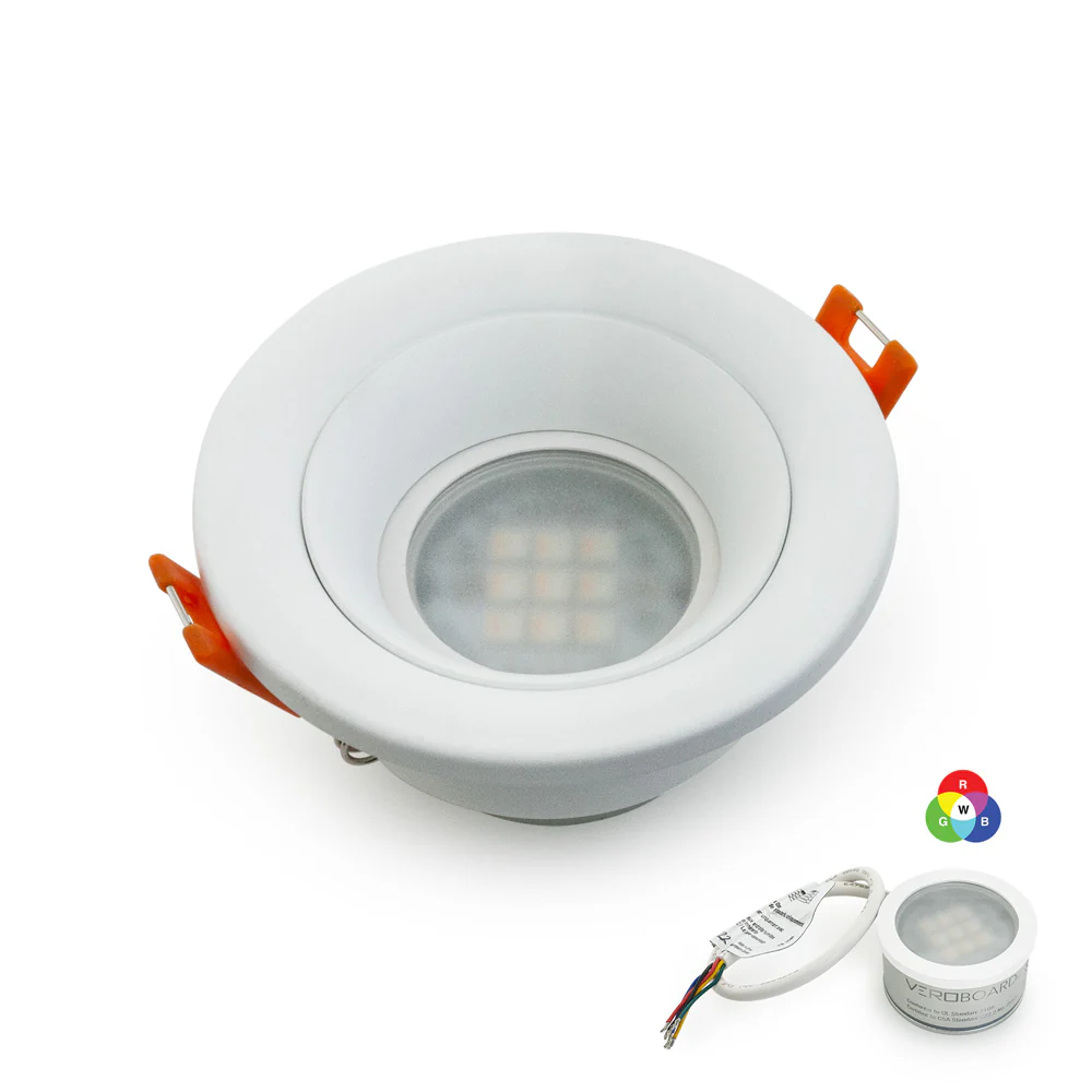 MTR-10W 12V Recessed LED Light Fixture, 2.5 inch Round White - Image 7