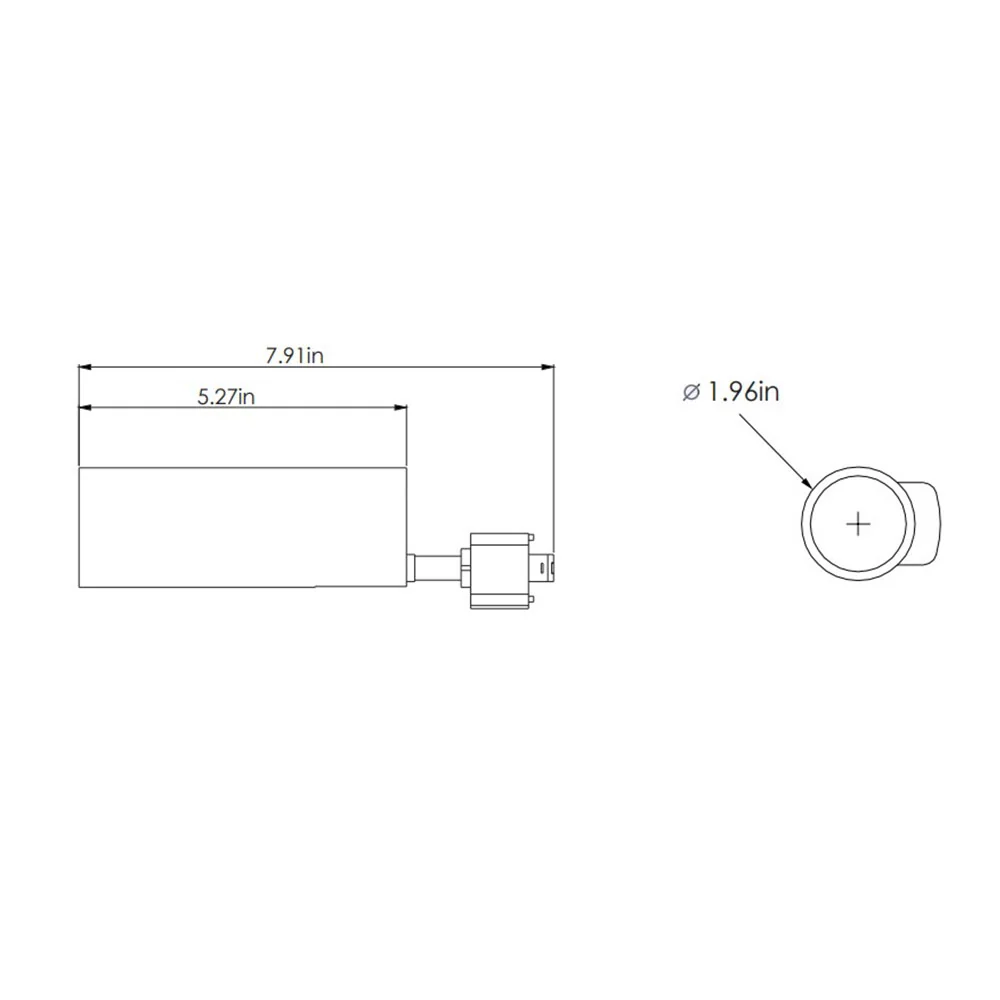 Votatec 10Watt White Track Light Head Triac Dimmable 120V 5CCT 36Degree - Image 2