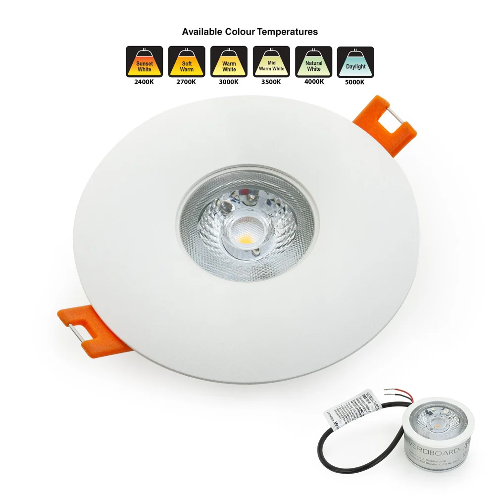 MTR-11W 12V Recessed LED Light Fixture, 2.5 inch Round White - Image 6