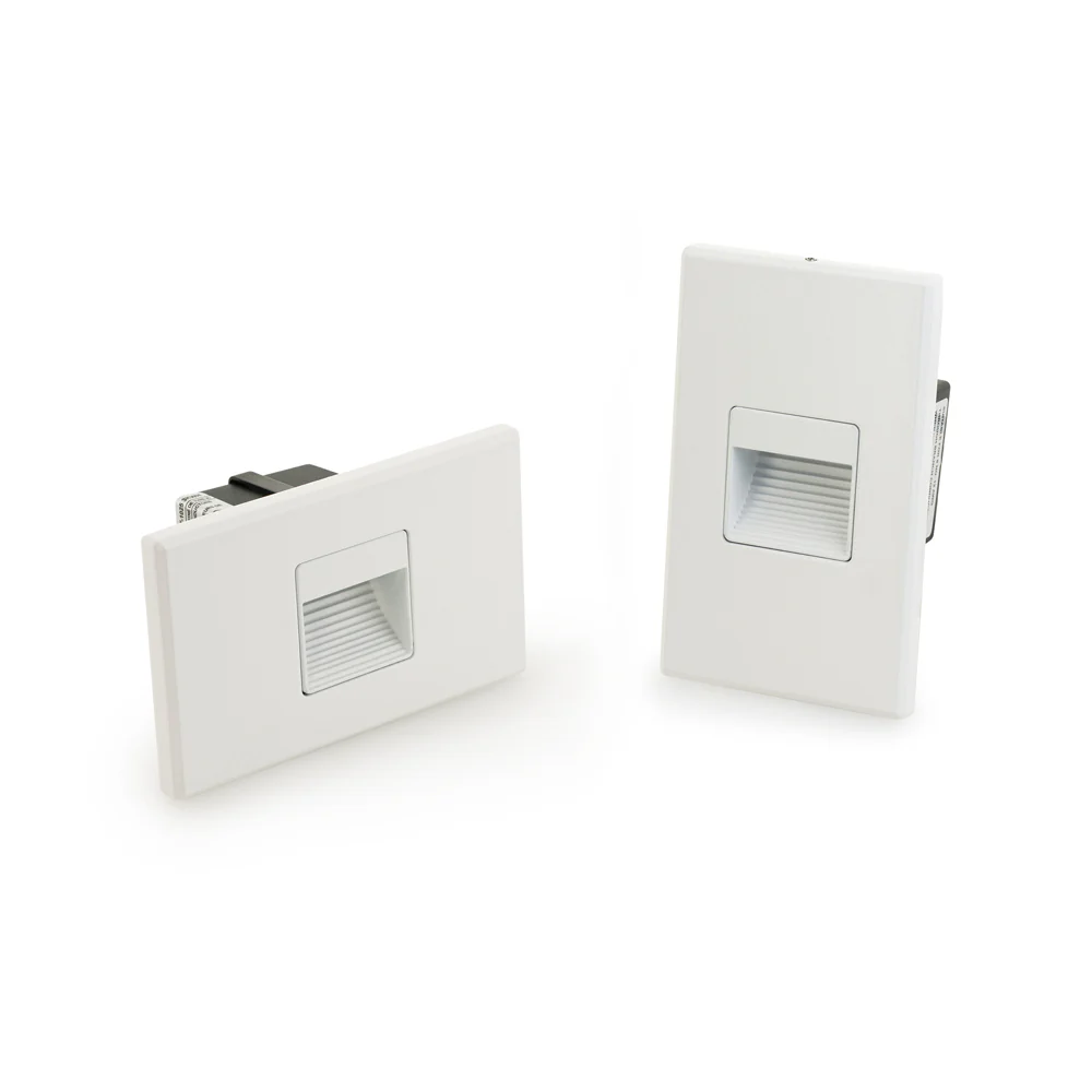ST-1025 Rectangular LED Step Light with Horizontal and Vertical Orientation, 120V 2.5W 3000K(Warm White) - Image 6