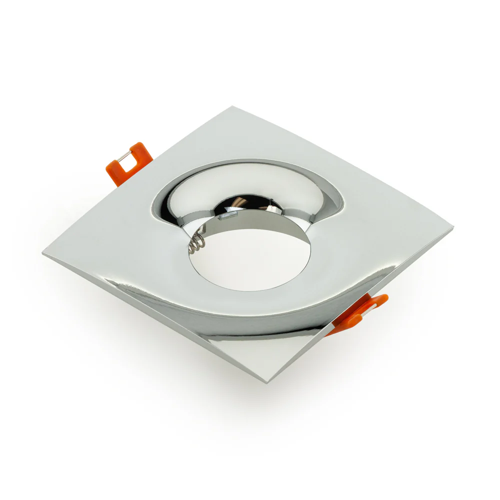 MTR-12C 12V Recessed LED Light Fixture, 2.5 inch Square Chrome - Image 3