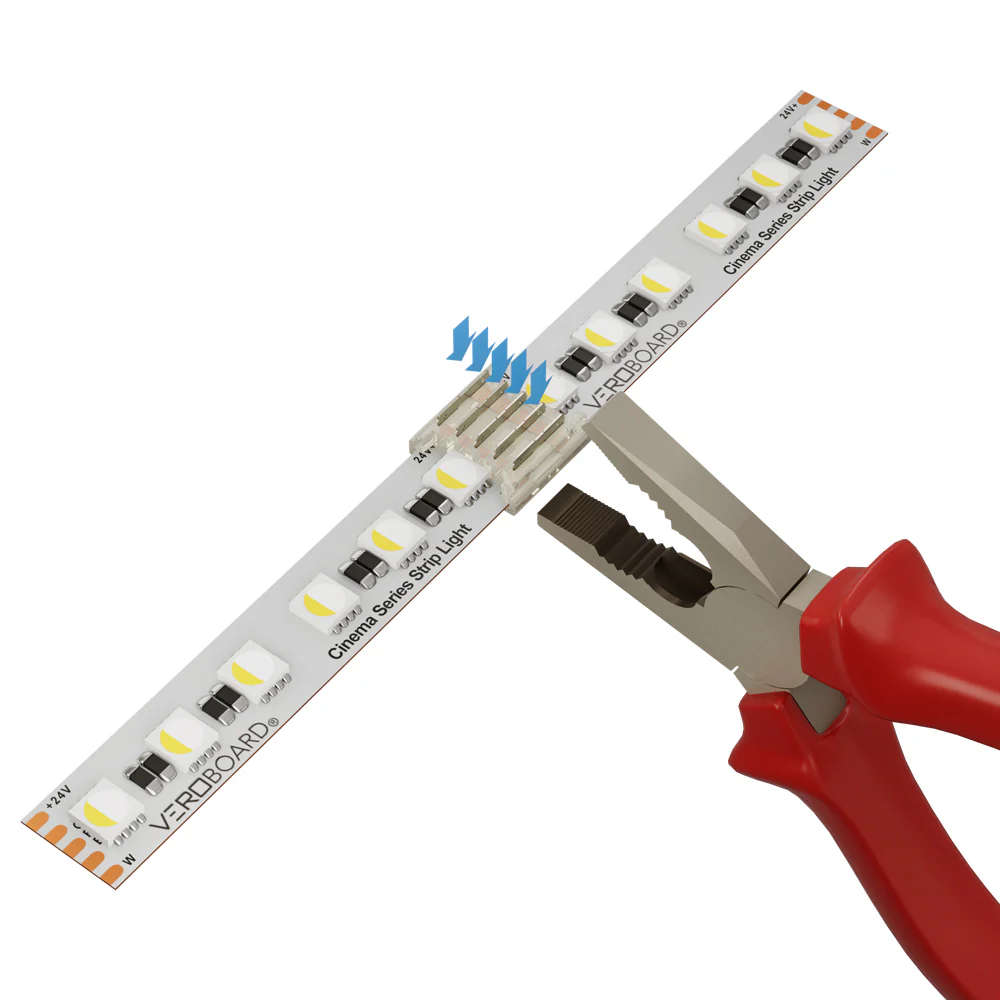12mm LED Strip to Strip Connectors, 50RGBWBC-12mm-2S RGBW (Pack of 1) - Image 3