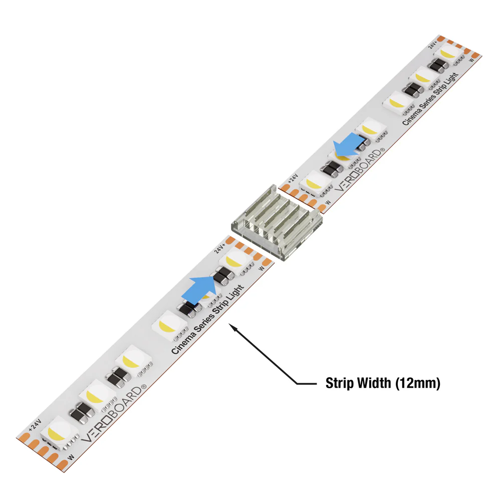 12mm LED Strip to Strip Connectors, 50RGBWBC-12mm-2S RGBW (Pack of 1) - Image 4