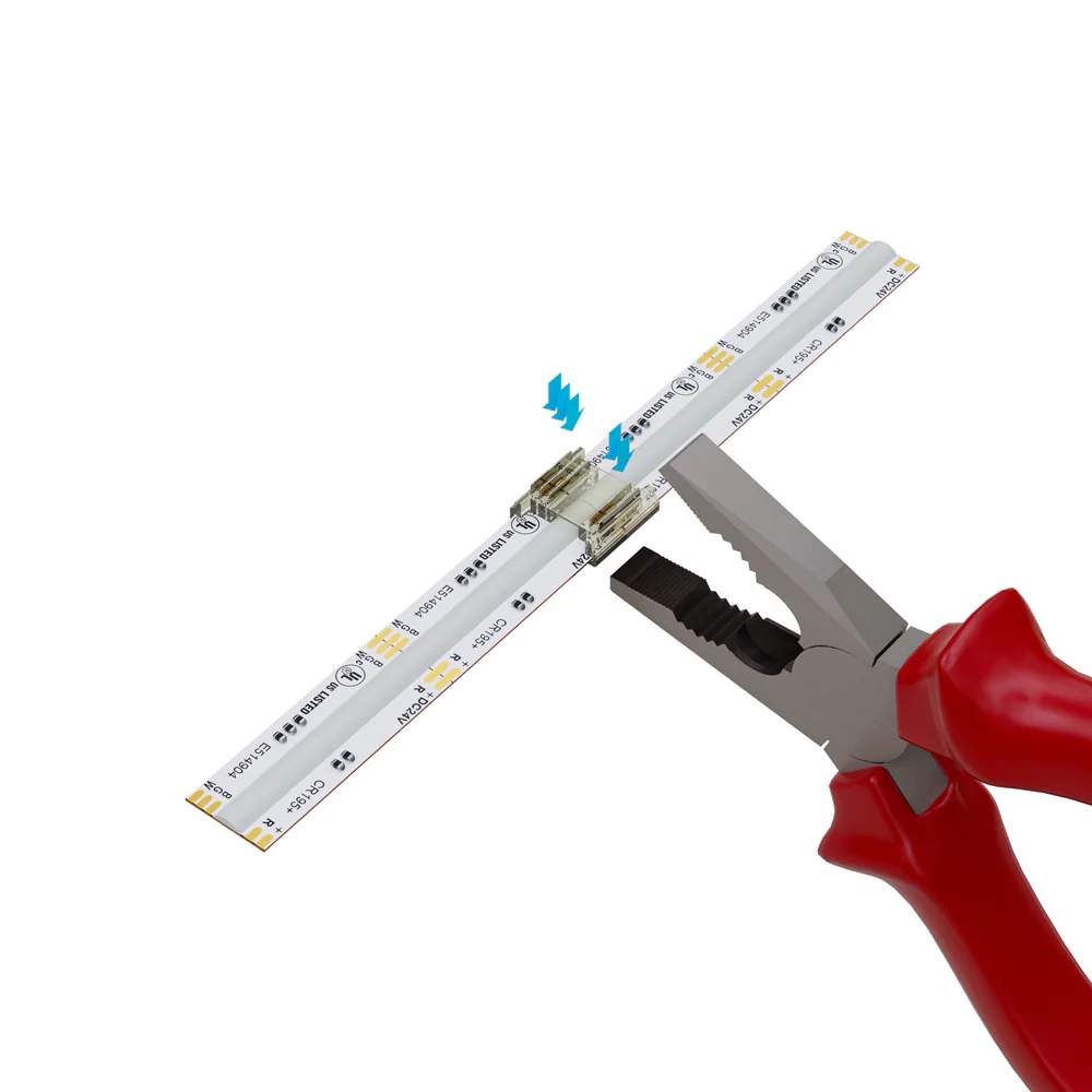 12mm RGBW Beetle connector Strip to Strip for COB strips (Pack of 1) - Image 4