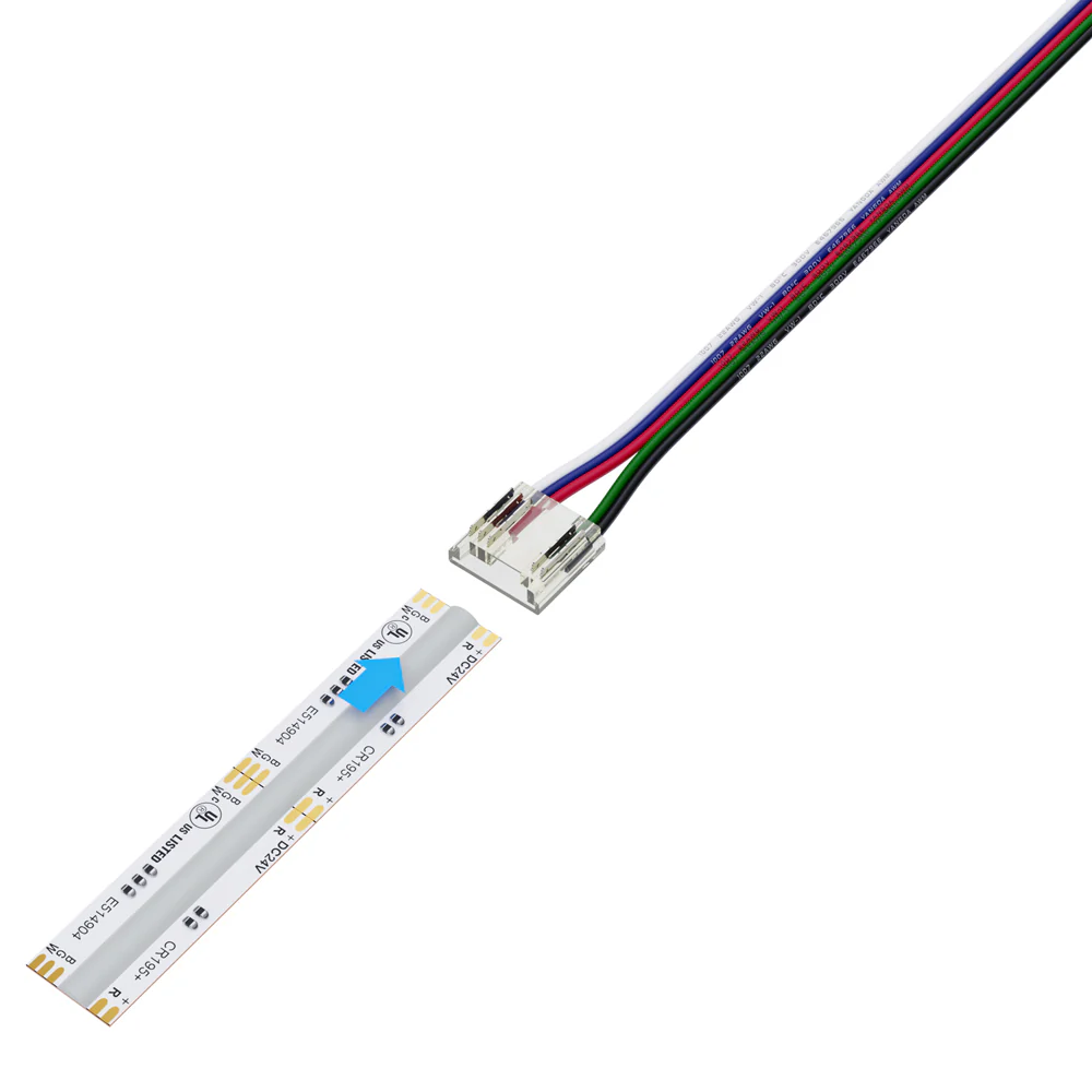 12mm RGBW Beetle connector Wire to Strip for COB strips (Pack of 1) - Image 3