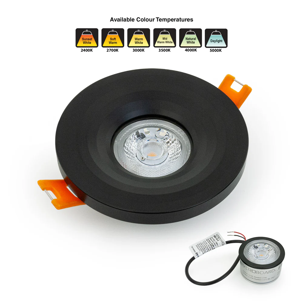 MTR-13B 12V Recessed LED Light Fixture, 2.5 inch Round Black - Image 6