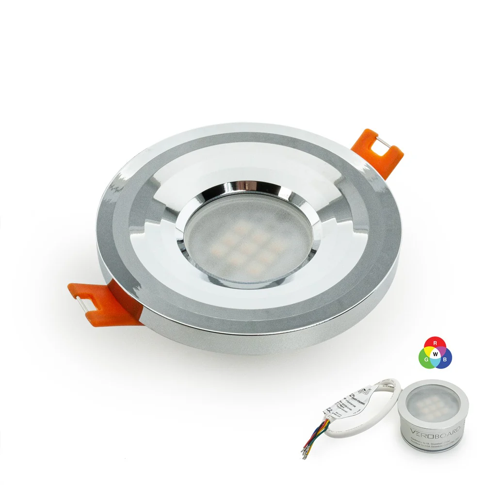 MTR-13C 12V Recessed LED Light Fixture, 2.5 inch Round Chrome - Image 8