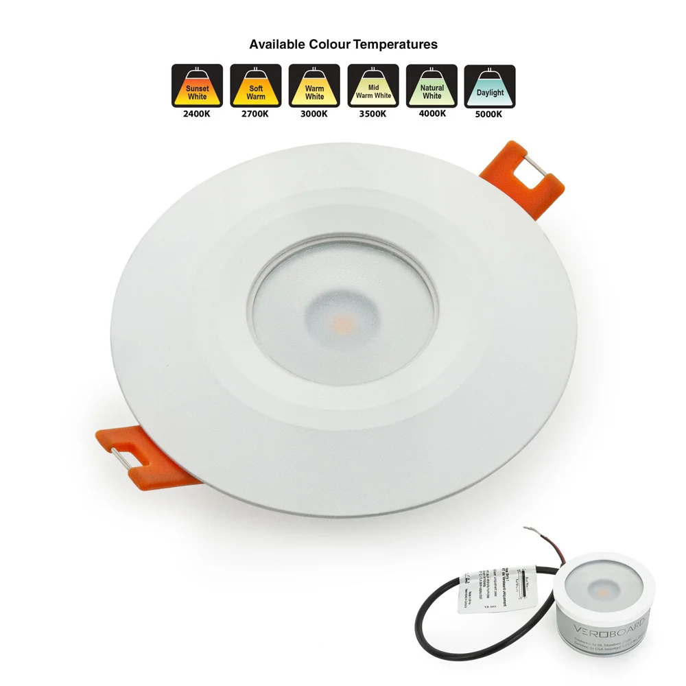 MTR-14W 12V Recessed LED Light Fixture, 2.5 inch Round White - Image 5