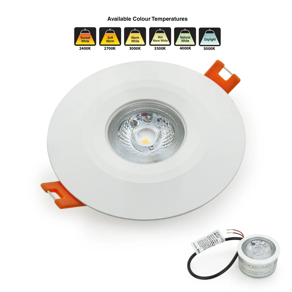 MTR-14W 12V Recessed LED Light Fixture, 2.5 inch Round White - Image 6