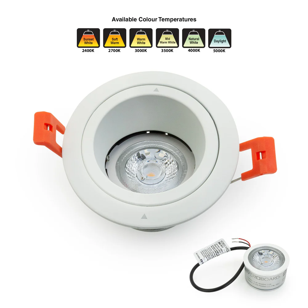 MTR-16W 12V Recessed LED Light Fixture, 3 inch Round White - Image 6
