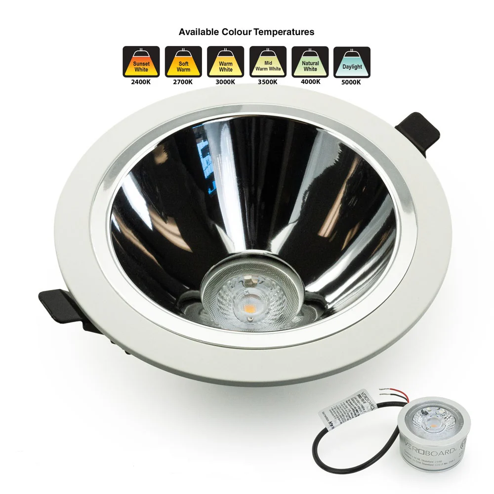 MTR-17C 12V Recessed LED Light Fixture, 5 inch Round Polished Chrome - Image 6