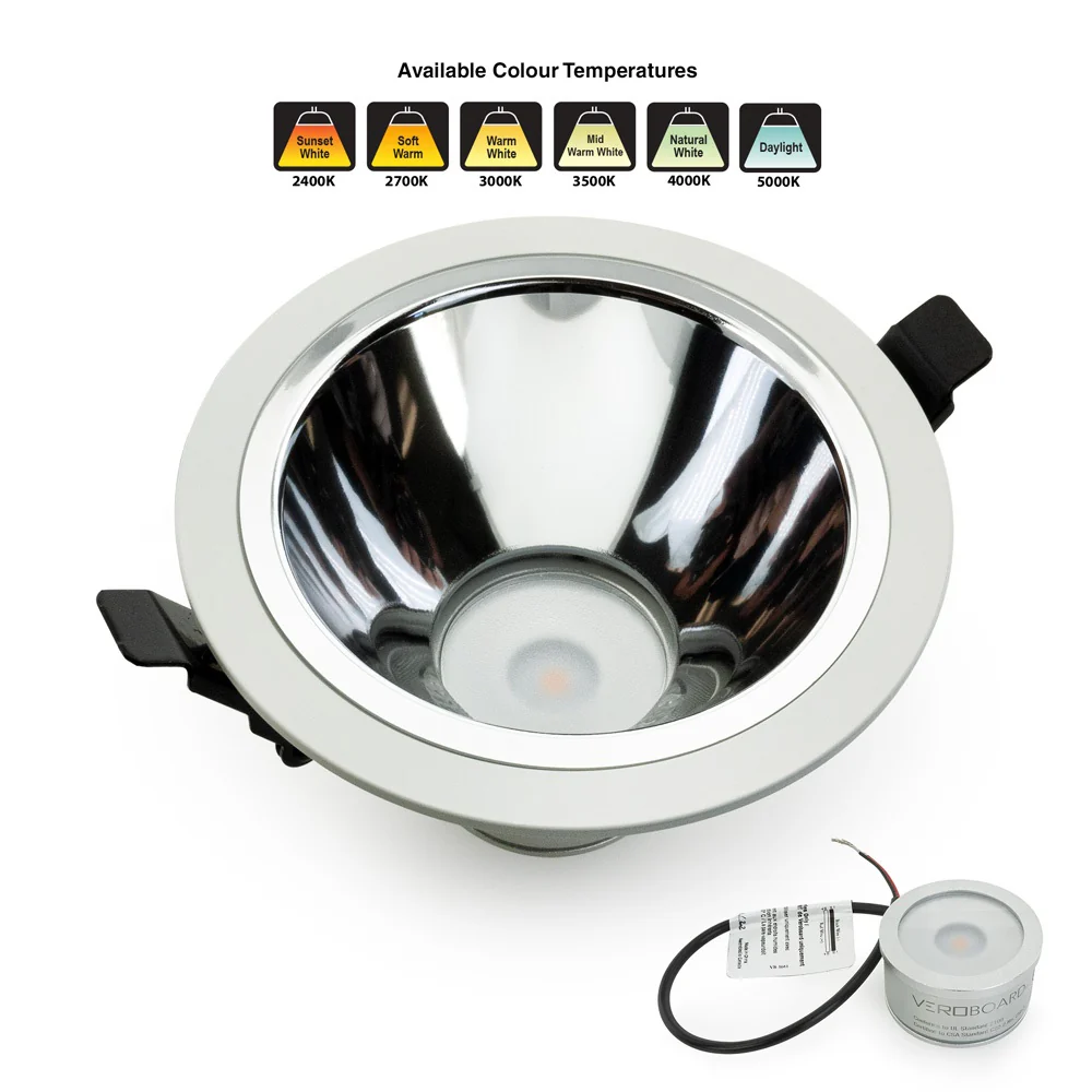 MTR-17-1W 12V Recessed LED Light Fixture, 4 inch Round White - Image 5