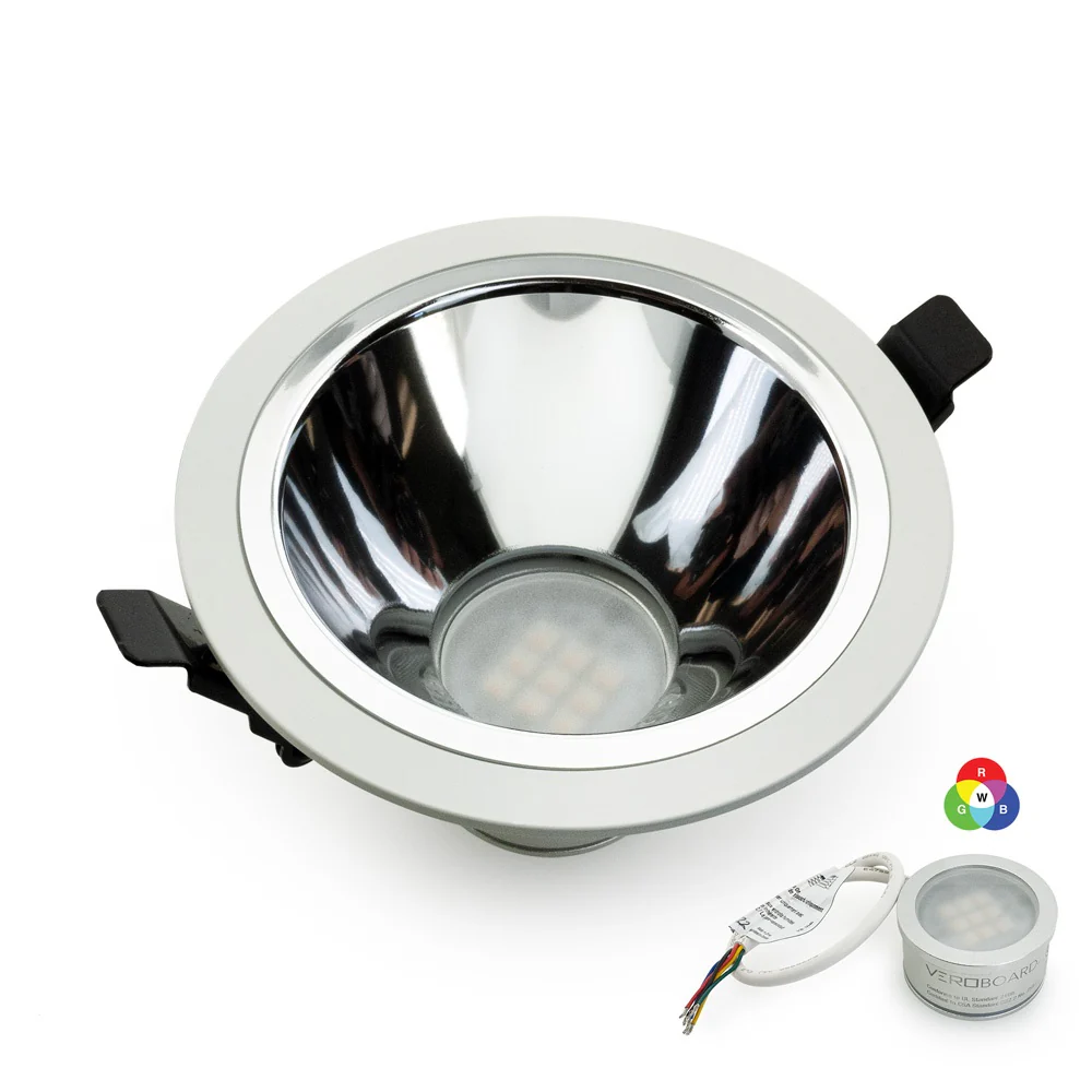 MTR-17-1W 12V Recessed LED Light Fixture, 4 inch Round White - Image 7