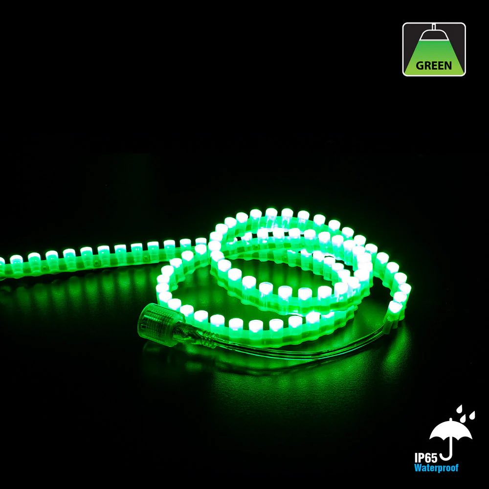 1M(3.2ft) Great Wall DIP F5 Chip Outdoor LED Strip Light GW, 12V 2.5(w/ft) CCT(Green, Red, Blue, Yellow) - Image 3