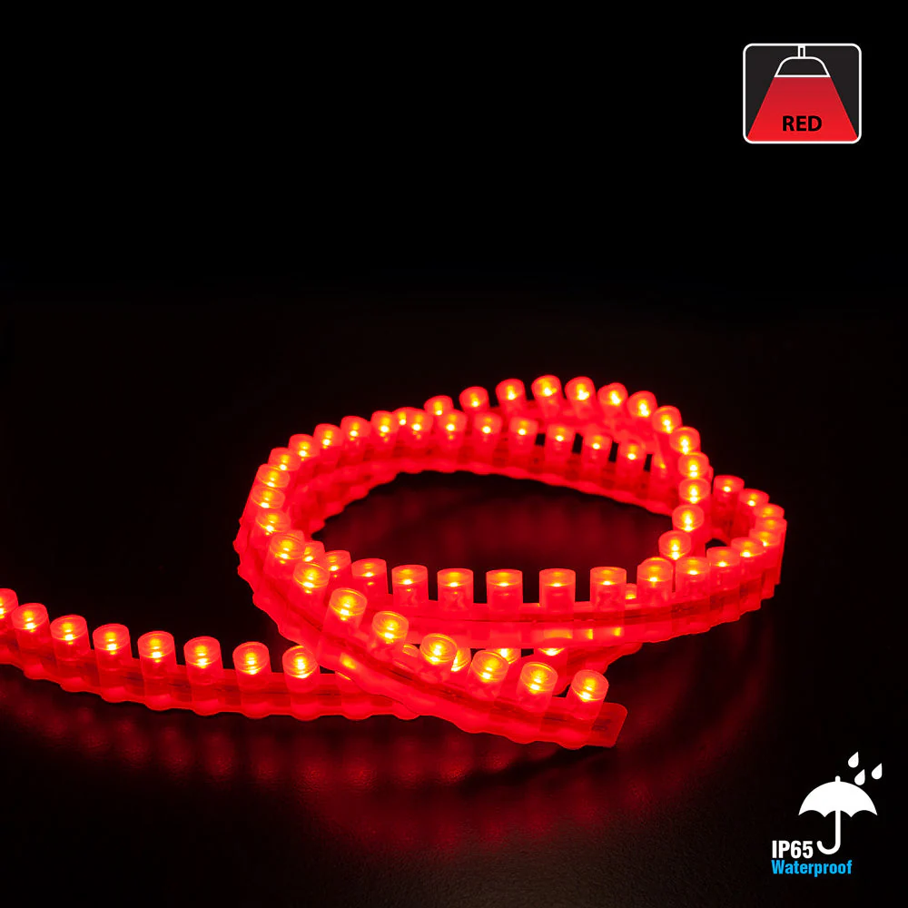 1M(3.2ft) Great Wall DIP F5 Chip Outdoor LED Strip Light GW, 12V 2.5(w/ft) CCT(Green, Red, Blue, Yellow) - Image 4