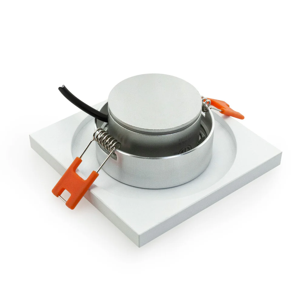 MTR-1W 12V Recessed LED Light Fixture, 2.5 inch Square White - Image 8