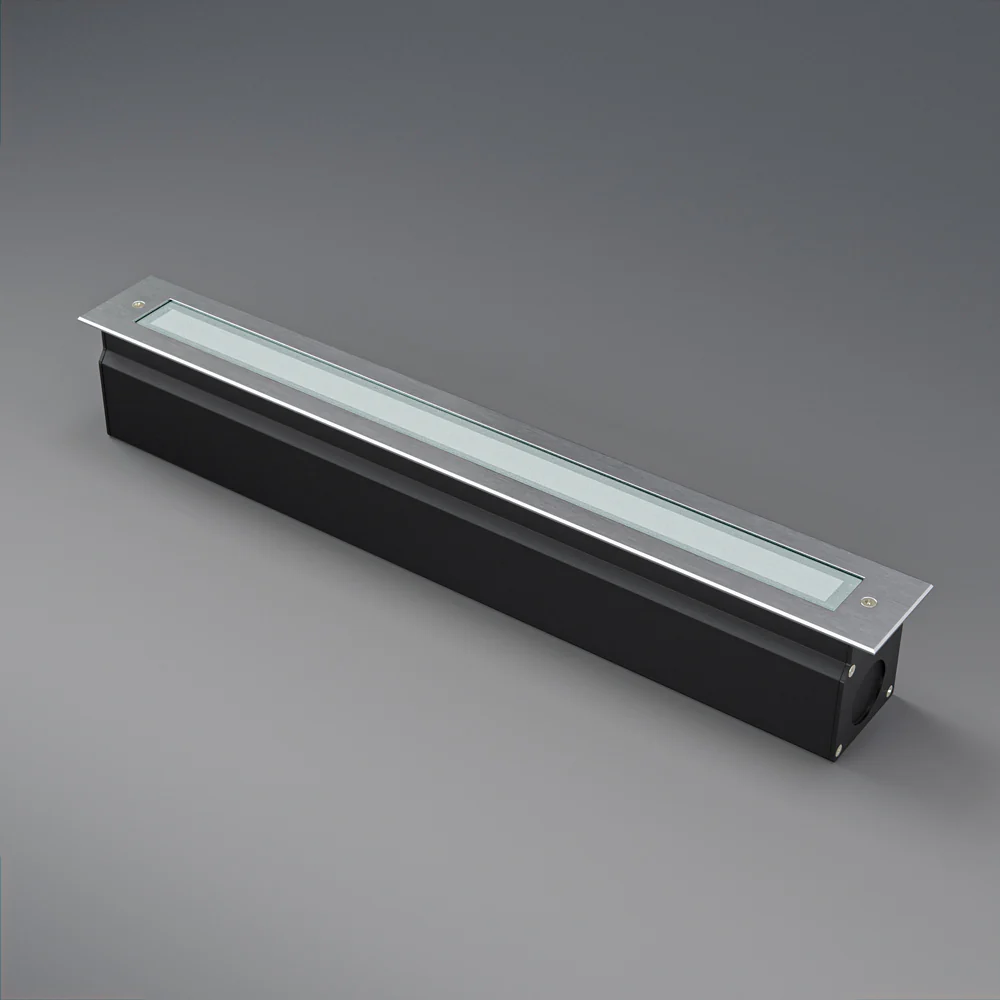 20-inch Outdoor Linear Recessed LED Inground Light 24V 13.2W 3000K, I-LIN-2F-30-24V-3K - Image 3