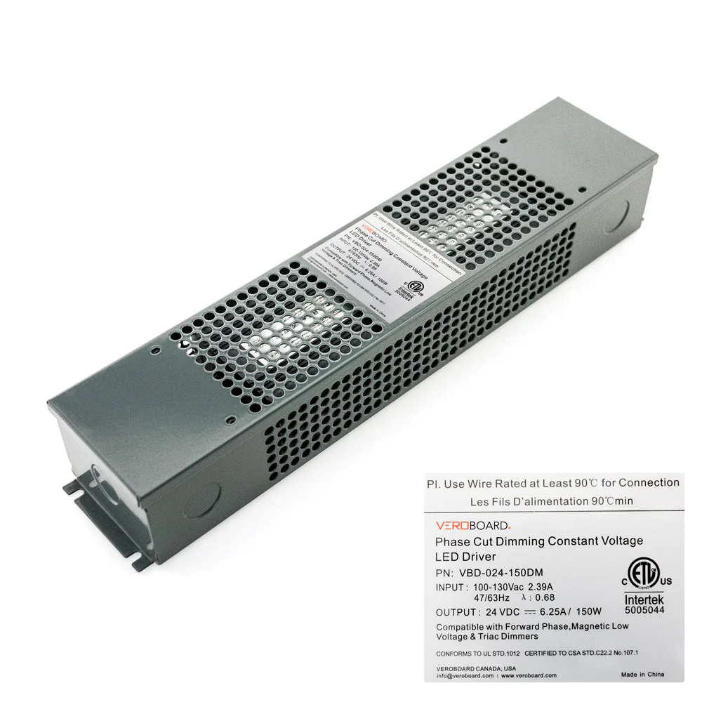 VBD-024-150DM Triac Dimmable Constant Voltage LED Driver, 24V 6.25A 150W - Image 5