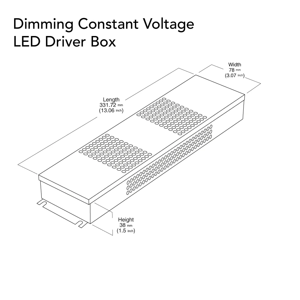 VBD-024-024DM Triac Dimmable Constant Voltage LED Driver, 24V 1A 24W - Image 2