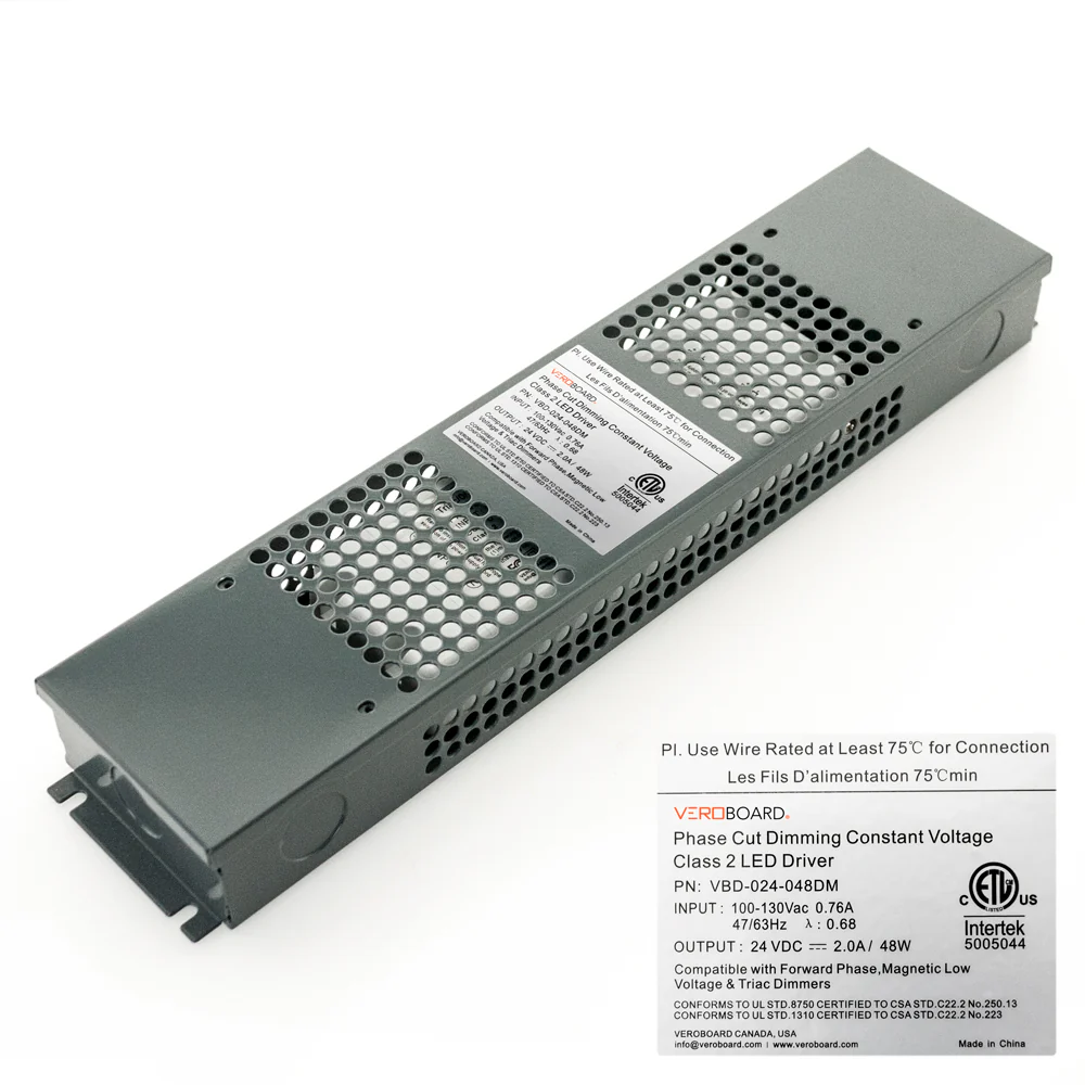 VBD-024-048DM Triac Dimmable Constant Voltage LED Driver, 24V 2A 48W - Image 5