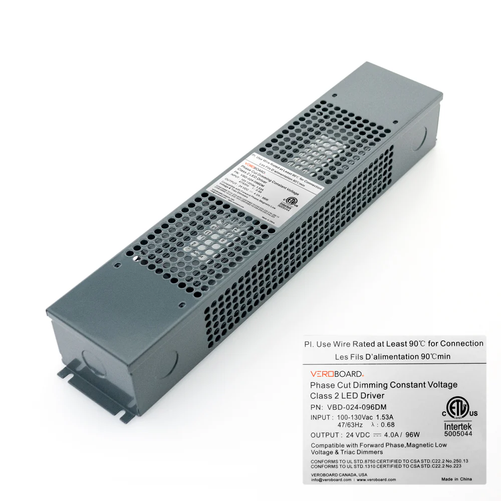 VBD-024-096DM Triac Dimmable Constant Voltage LED Driver, 24V 4A 96W - Image 5