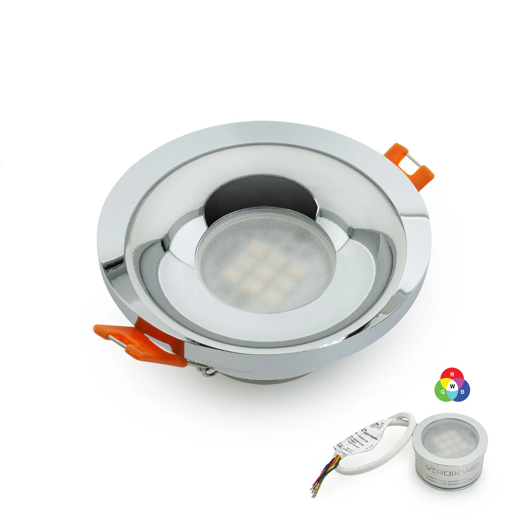 MTR-2C 12V Recessed LED Light Fixture, 2.5 inch Round Chrome - Image 7