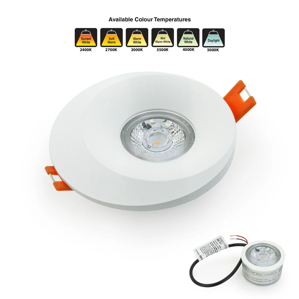 MTR-2W 12V Recessed LED Light Fixture, 2.5 inch Round White - Image 6