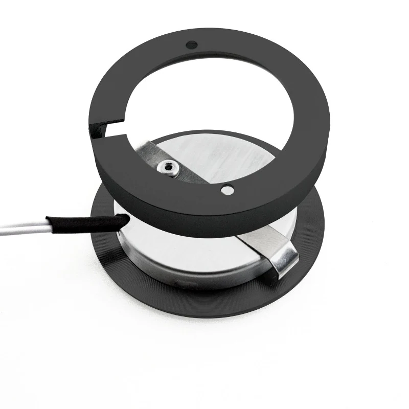 Round LED Retrofit Cabinet Puck Light, 12V 3.5W 3000K(Warm White) Black - Image 2