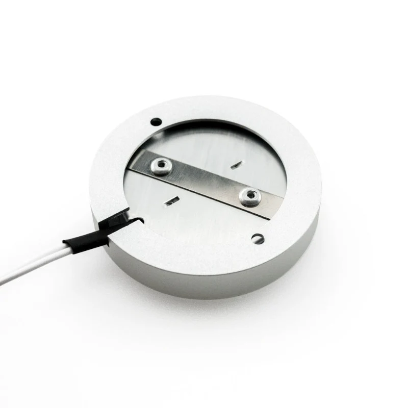 Round LED Retrofit Cabinet Puck Light, 12V 3.5W 3000K(Warm White) Silver Grey - Image 3