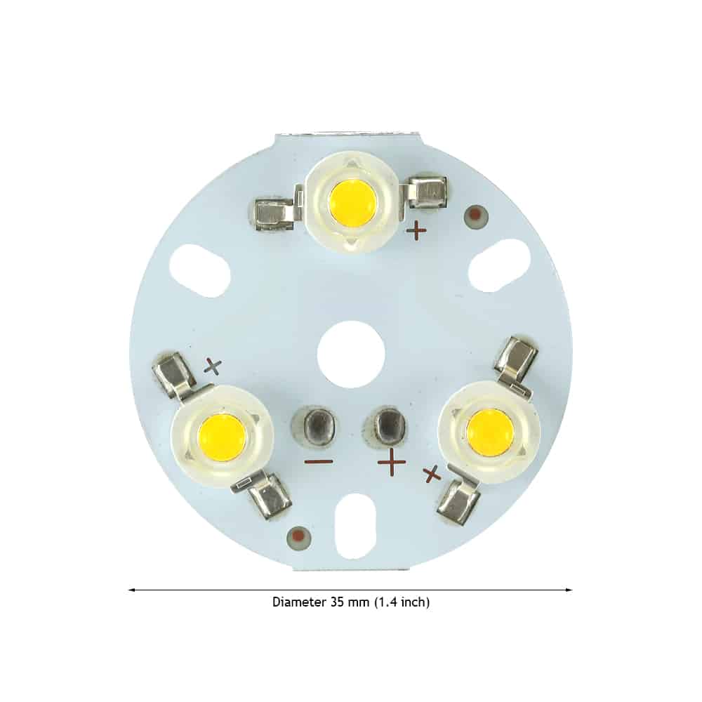 3W Constant Current On-Board 9.6V - (Cool White, Warm White) - Image 2