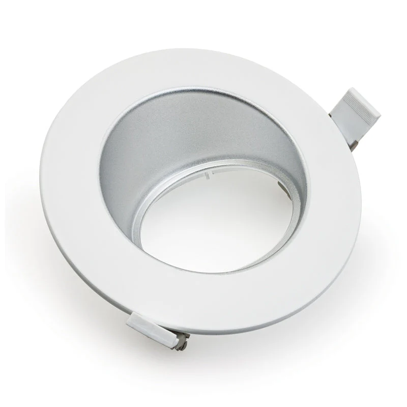 4 inch Dimmable Commercial Recessed LED Downlight / Ceiling Light with Sloped Ceiling Reflector Round Trim, 120-347V 20W - Image 4