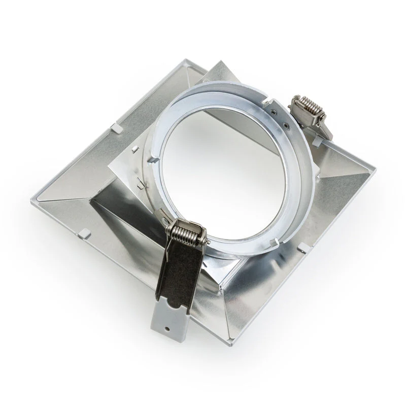 4 inch Dimmable Commercial Recessed LED Downlight / Ceiling Light with Sloped Ceiling Reflector Square Trim, 120-347V 20W - Image 5