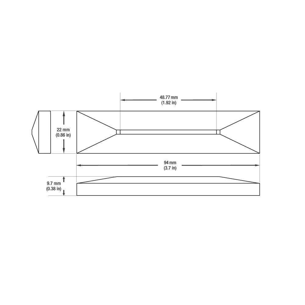 4 inch Linear Step Light 24V 0.6W CCT(2.7K, 3K, 3.5K, 4K, 5K) Gold - Image 2