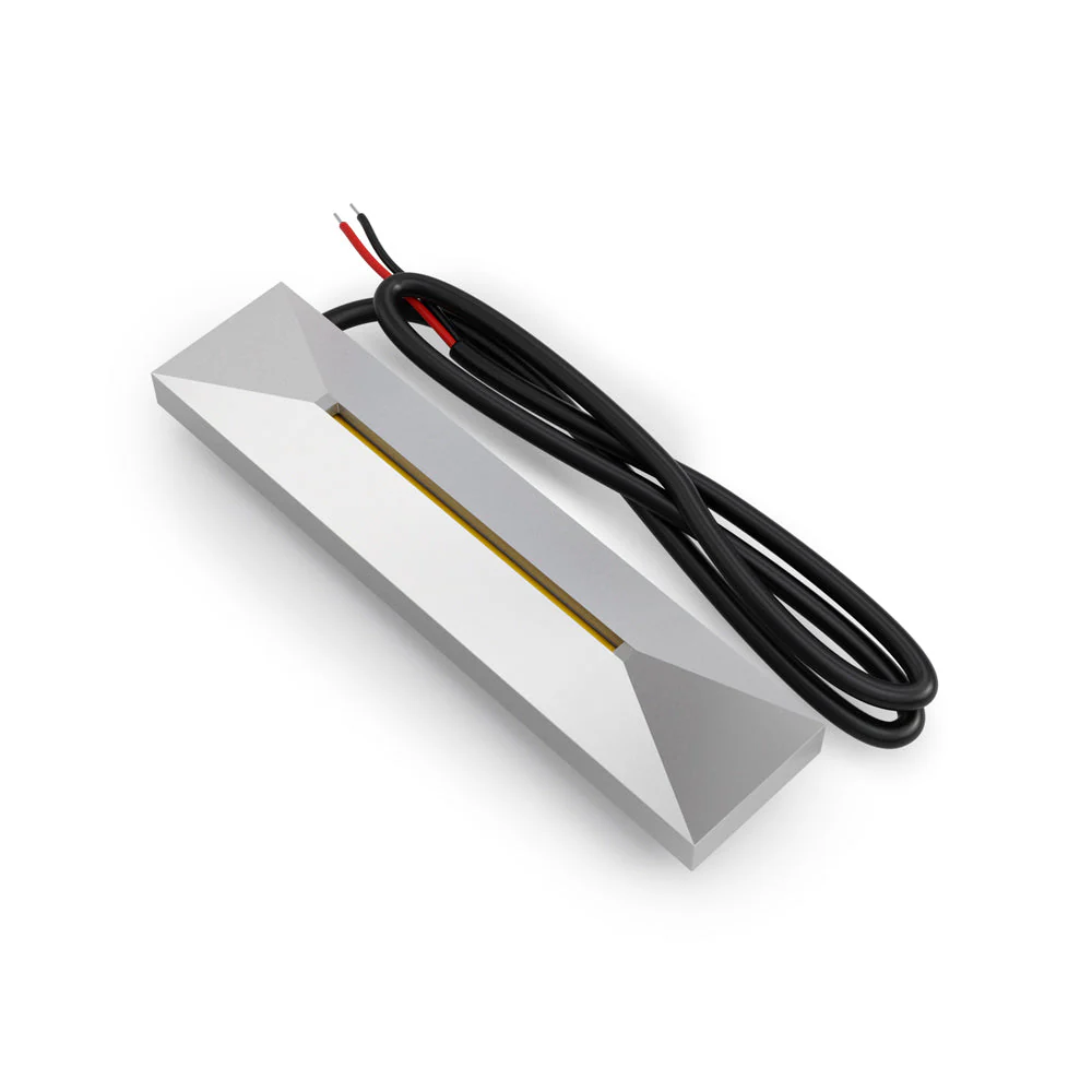 4 inch Linear Step Light 24V 0.6W CCT(2.7K, 3K, 3.5K, 4K, 5K) Silver Grey - Image 4