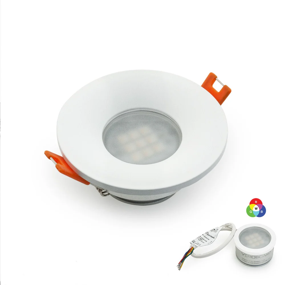 MTR-4W 12V Recessed LED Light Fixture 2.5 inch Round White - Image 7