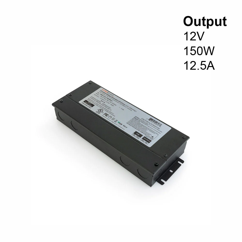 5in1 Dimming Triac/Phase/MLV/ELV/0-10V/Potentiometer/10V PWM, LED Driver 12V 150W