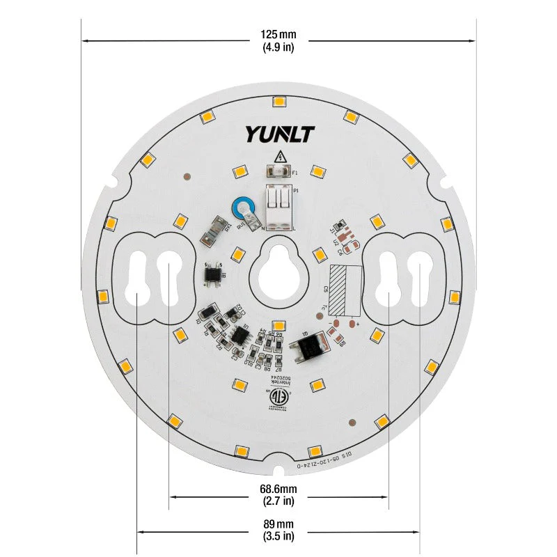 5 inch Round Disc ZEGA LED Module 120V 20W 3500K(Mid-Warm White), DIS 05-020W-935-120-S3-Z1B - Image 2