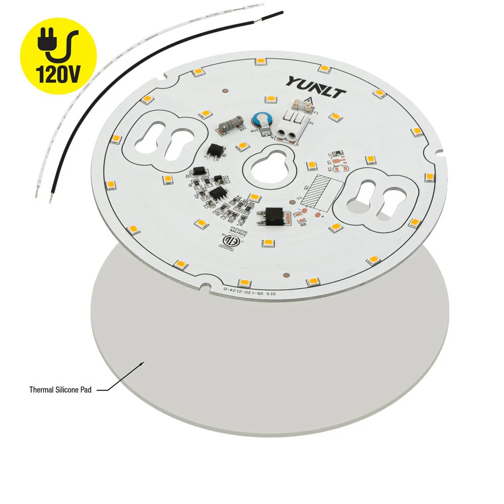 5 inch Round Disc ZEGA LED Module 120V 20W 3500K(Mid-Warm White), DIS 05-020W-935-120-S3-Z1B - Image 3