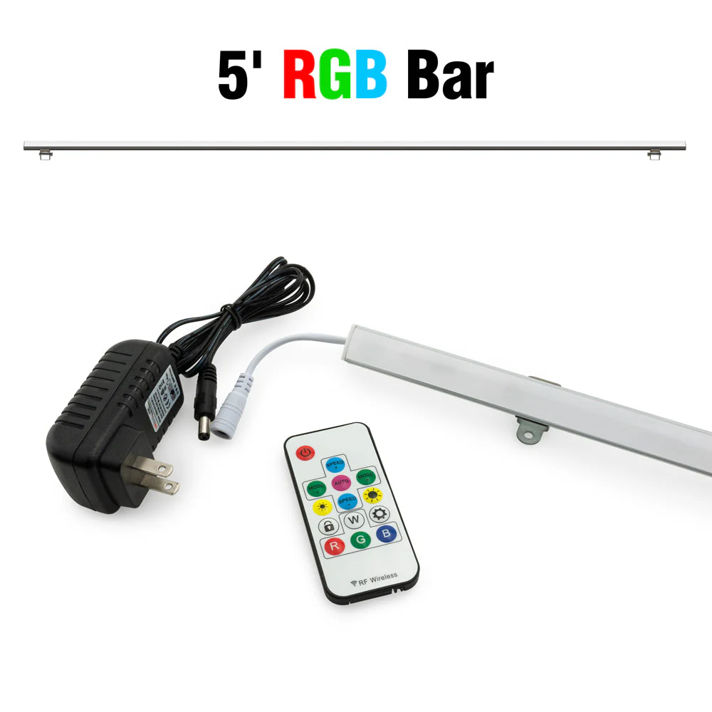 S55-DRGB-5 Linear Fixture with Addressable (Digital) RGB LED Strip, 12V 5ft - Image 6