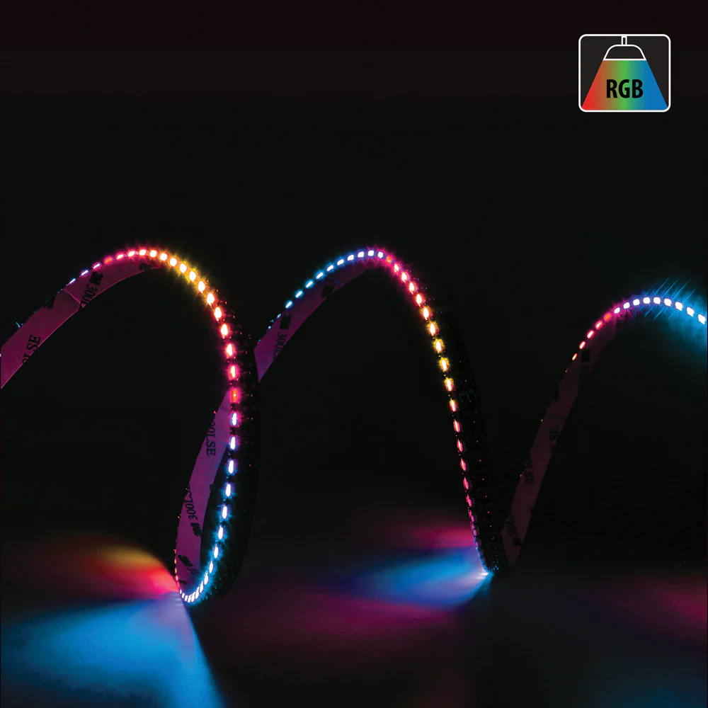 5M(16.4ft) Side Emitting Addressable(SK6812) LED Strip 4020, 90(LEDs/m) Digital RGB - Image 3