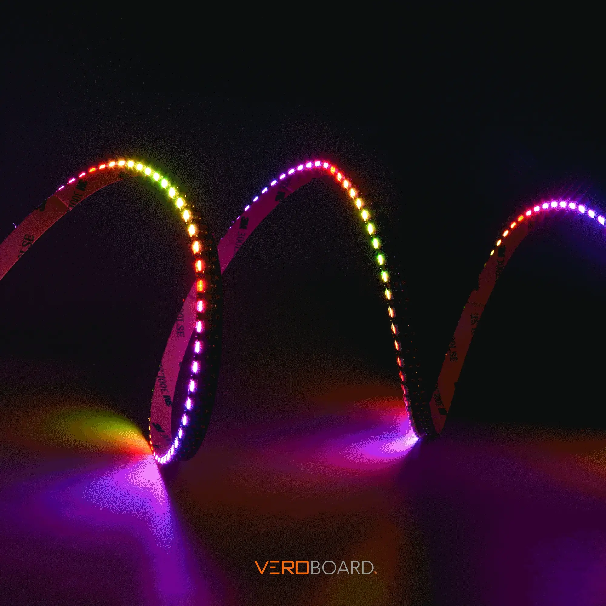 5M(16.4ft) Side Emitting Addressable(SK6812) LED Strip 4020, 90(LEDs/m) Digital RGB - Image 5