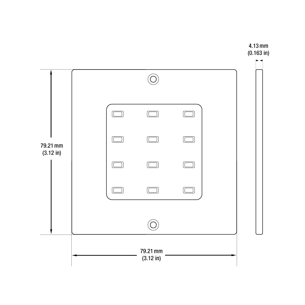 5W LED Square Ultrathin Cabinet Light Surface Mounted 3000K(Warm White) - Image 2