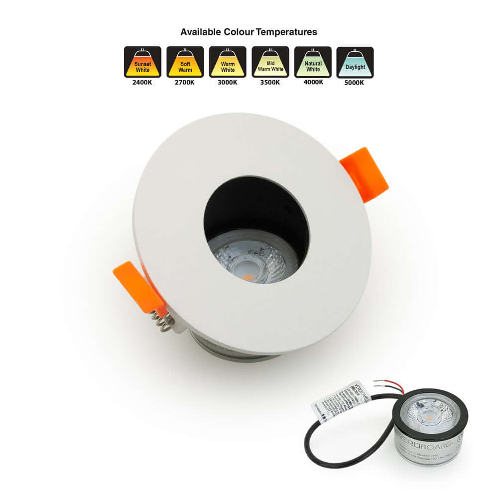 MTR-5W 12V Recessed LED Light Fixture, 2.5 inch Round White - Image 6