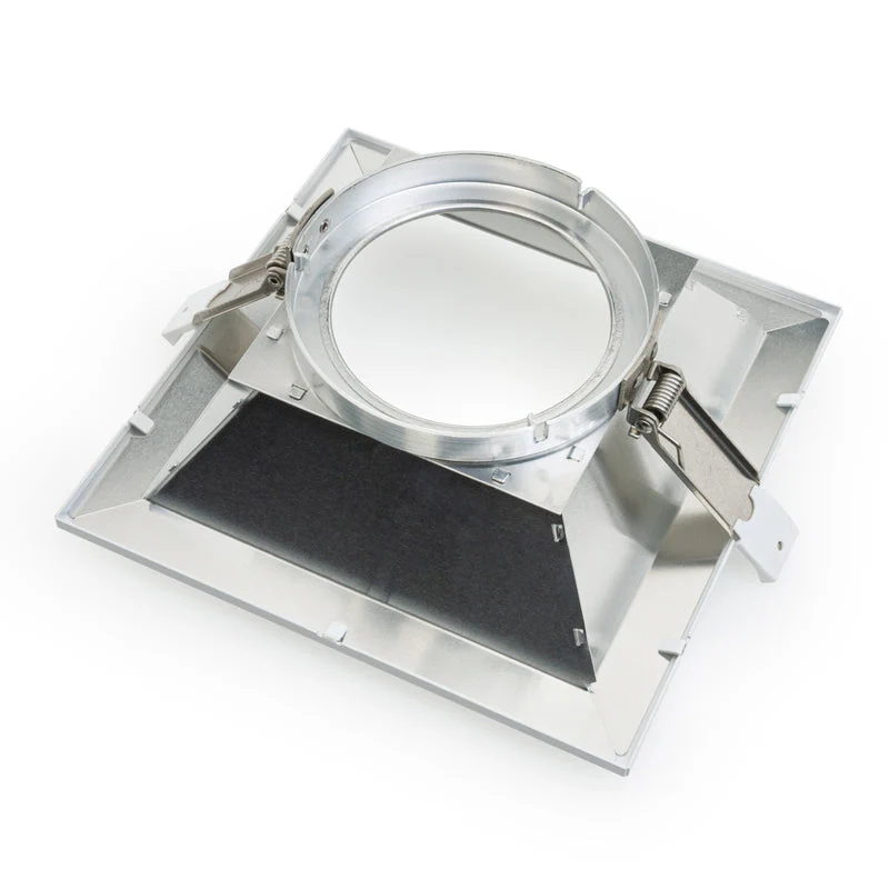 6 inch Dimmable Commercial Recessed LED Downlight / Ceiling Light Reflector Square Trim, 120-347V 20W - Image 4