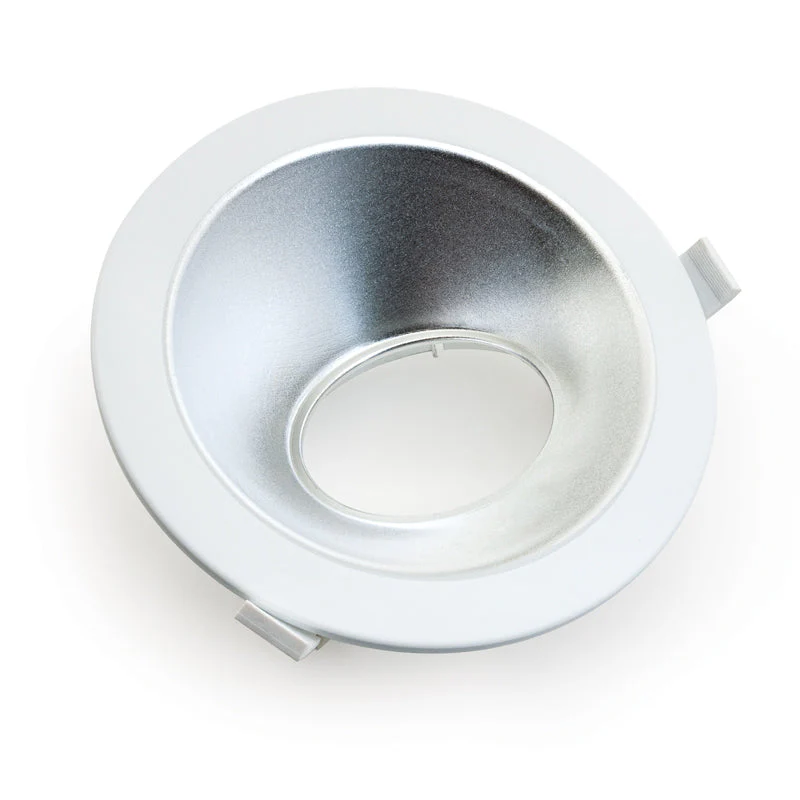 6 inch Dimmable Commercial Recessed LED Downlight / Ceiling Light Sloped Ceiling Reflector Round Trim, 120-347V 20W - Image 4