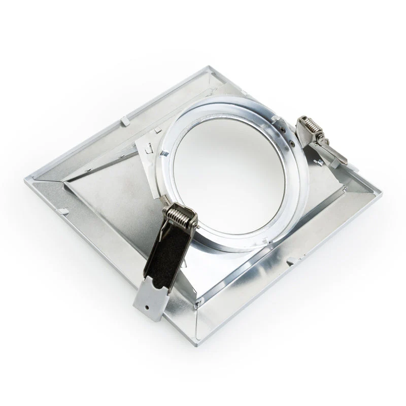 6 inch Dimmable Commercial Recessed LED Downlight / Ceiling Light with Sloped Ceiling Reflector Square Trim, 120-347V 20W - Image 6
