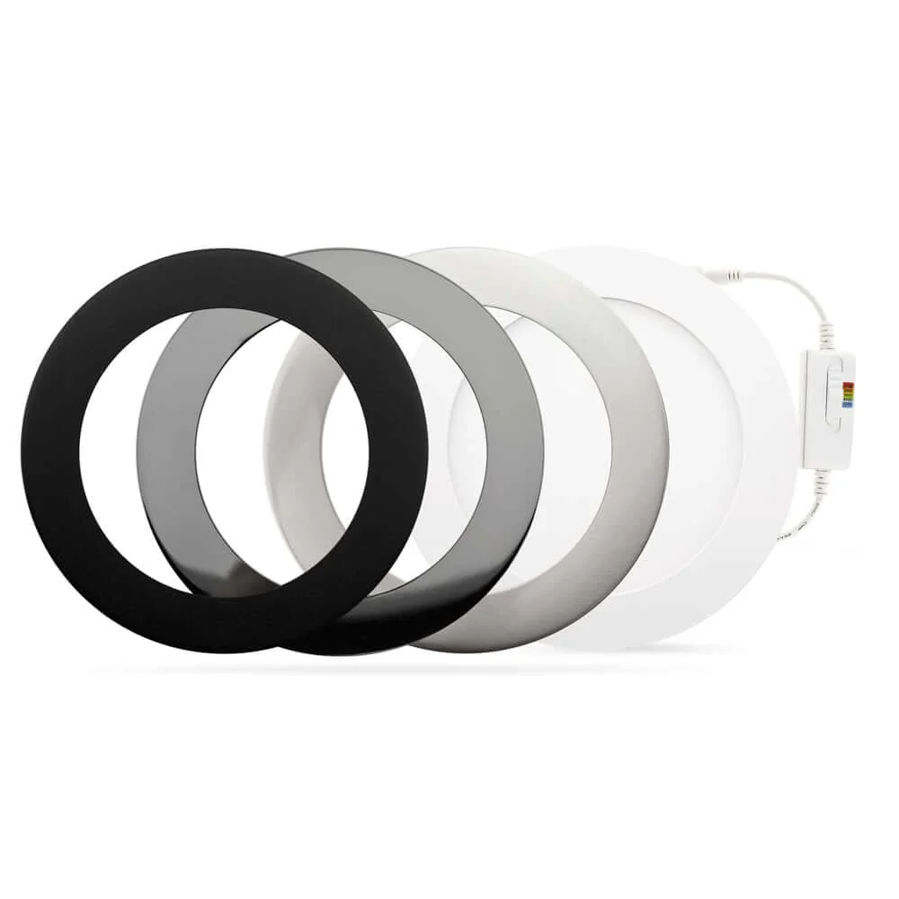 6 inch Round Ultrathin Recessed Ceiling Flat Panel  Light LED-6-S12W-1224V-5CCTWH, 12V~36V 12W 5CCT - Image 7