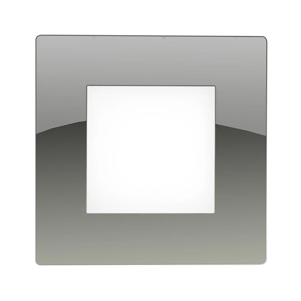 6 inch Black Nickel Cover for Square Flat LED Panel light 5CCT